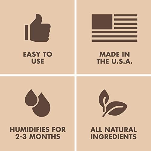 Boveda 72% Two-Way Humidity Control Packs For Wood Humidifier Boxes ??Size 60 ??4 Pack ??Moisture Absorbers ??Humidifier Packs ??Hydration Packets in Resealable Bag