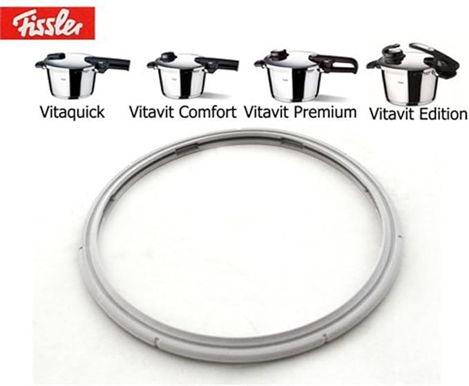 Fissler Silicone Gasket Pressure Cooker - Original Replacement for Fissler Vitavit짰 Comfort/Premium/Edition and Vitaquick짰 - 600-000-22-7950, 8.7 Inch