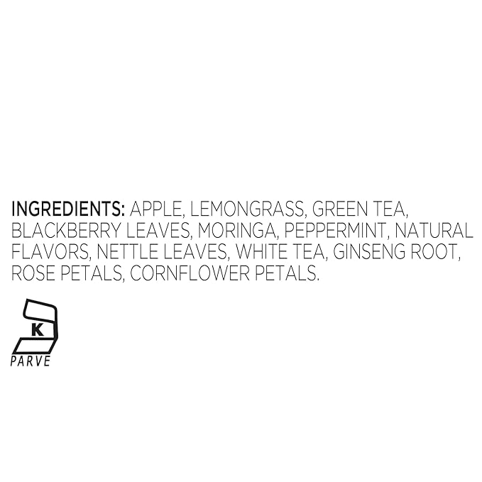 Tea Forte Clarity Premium Loose Leaf Caffeinated Green Tea Blend Canister, Makes 35-50 Cups