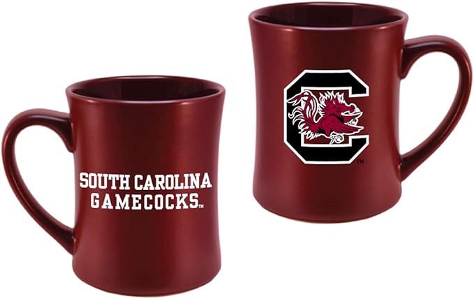 South Carolina Gamecocks Ceramic 16oz Sculpted Mug ??Official Team Logo Coffee Cup ??Handwash Recommended ??Individually Boxed
