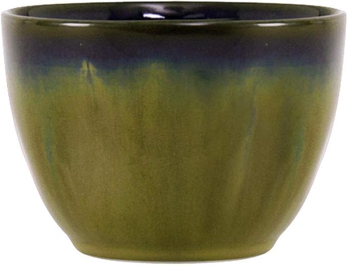 Artisan Reactive Glaze Bouillon Bowl, 12 1/2 oz, Mojave Olive; Heavy Duty; Chip Resistant; Lead and Cadmium Free; Freezer to Oven Safe up to 500F