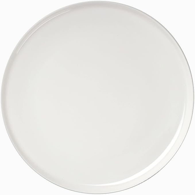 MARIMEKKO Oiva Dinner Plate ??Refine Your Kitchen D챕cor with Our Iconic White Stoneware ??Stylish & Classic White Porcelain Dinner Plates to Elevate Your Dining Experience (10-inch Diameter)