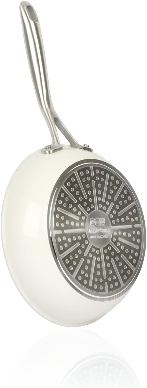 TeChef Collection 8" Ceramic Nonstick Frying Pan Skillet, Nontoxic - Free of PFAS, PFOA, PTFE, Made in Korea (8-in)