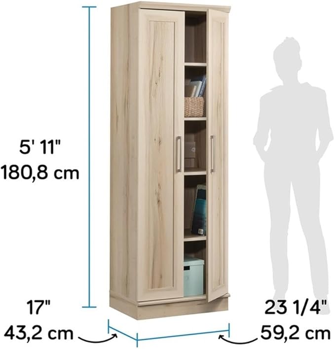 BOWERY HILL Engineered Wood Storage Cabinet in Pacific Maple