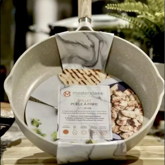 Premium Nonstick Cookware (Grey Skillet, 11')