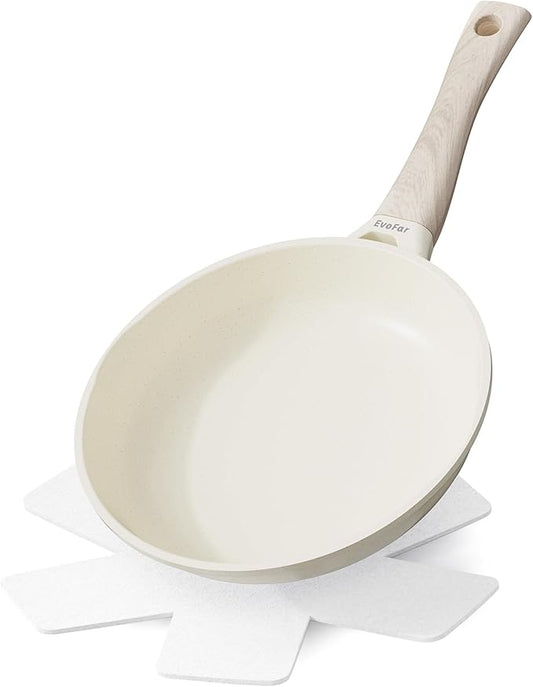 Granite Frying Pan, 10 Inch Non Stick Frying Pans, Lightweight Nonstick Pans for Omelets & Eggs, PFOA & PFAS Free Non-toxic Cookware Chef's Pan, Induction Compatible Fast & Even Heat Skillet