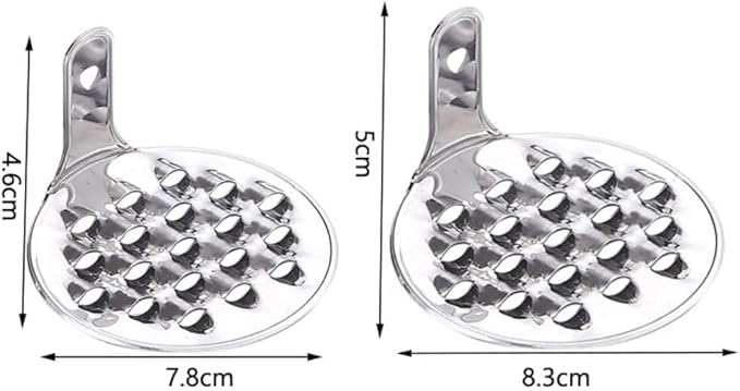 Large Bean Jelly Scraper,Cold Jelly Grater,Stainless Steel Jelly Scraping Scraper,Chinese Pasta Liang Pi Maker,Multipurpose Jelly Scraper, Peeling, Grating and Slicing Tool