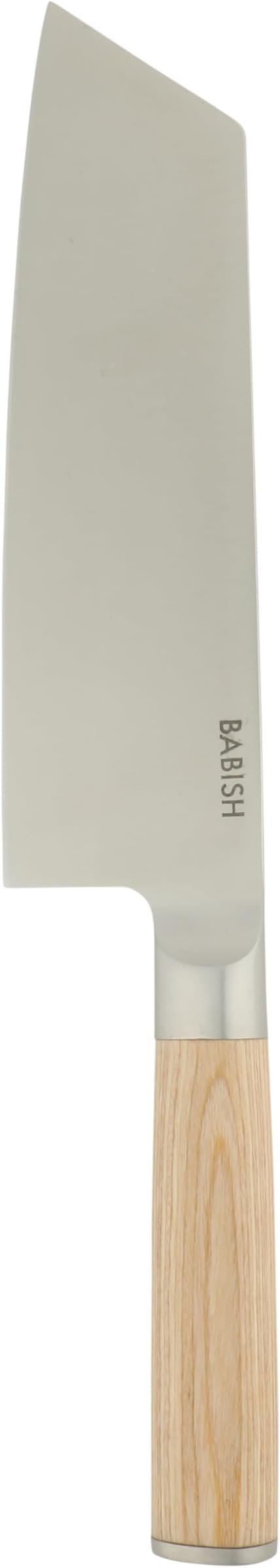 Babish 7.5-Inch Clef Knife ??High-Carbon 1.4116 German Steel Kitchen Knife with Light Pakka Wood Handle, Chef & Cleaver Hybrid for Chopping, Slicing & Prep, Full-Tang, Razor Sharp, Ergonomic Design