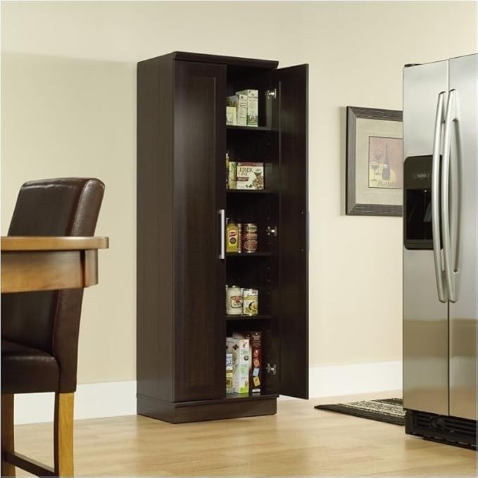BOWERY HILL 23" W Storage Cabinet, Pantry Cabinet in Dakota Oak