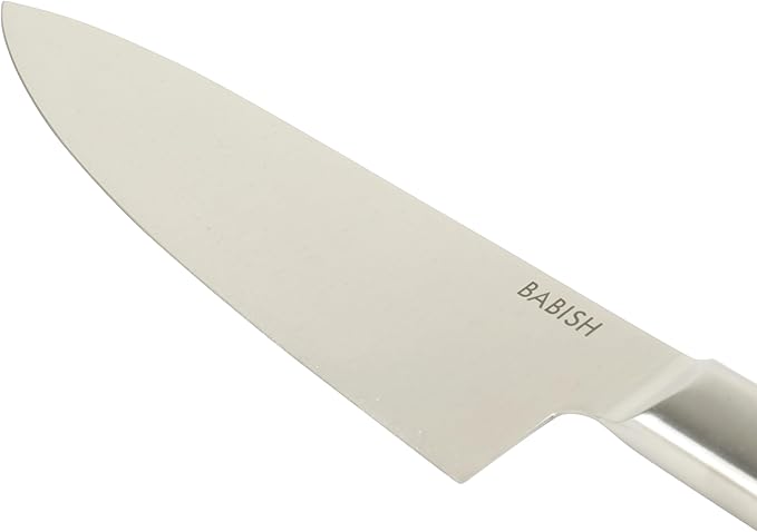 Babish 8-Inch Chef Knife ??High-Carbon 1.4116 German Steel Kitchen Knife, Full-Tang Razor Sharp Chef?셲 Blade for Chopping, Slicing, Dicing & Everyday Prep