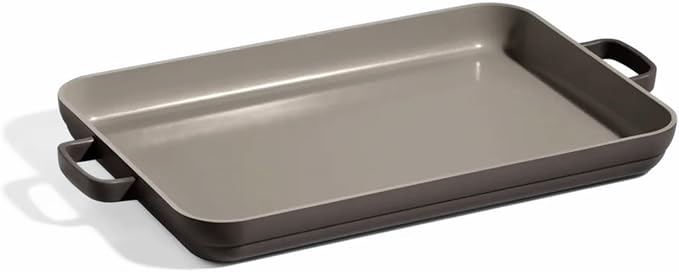 Our Place Griddle Pan - Versatile Nonstick Ceramic Sheet Pan & Stovetop Griddle | Toxin-Free, Dual-Use, with Ergonomic Handles | 5 Qt Capacity, Oven Safe up to 450째F | Char