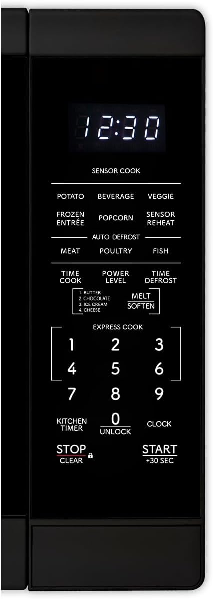 SHARP Countertop Microwave Oven with Removable 12.4" Carousel Turntable, 1100 Watt, 1.4 Cubic Feet, Black