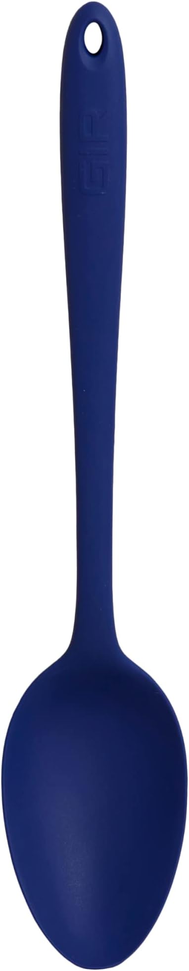 GIR: Get It Right Silicone Spoon - Non-Stick Heat Resistant Silicone Kitchen Spoon for Mixing, Serving, Cooking, and More - 13 Inch, Navy