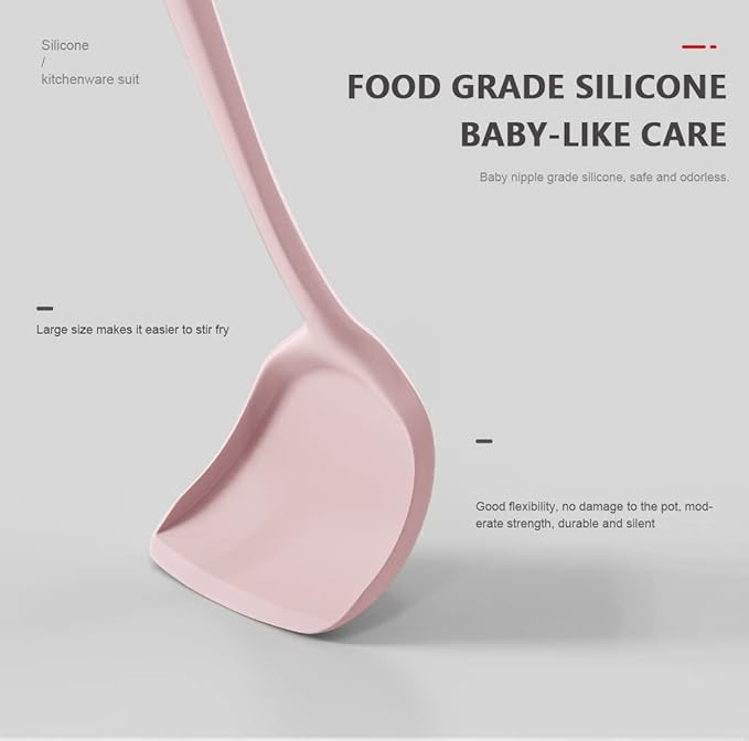 AOTHOD Silicone Cooking Utensils Set - 446째F Heat Resistant Kitchen Utensils, Spatula,Turner Tongs,Spoon,Whisk,Kitchen Utensil Gadgets Tools Set for Nonstick Cookware,Dishwasher Safe BPA Free(Pink)