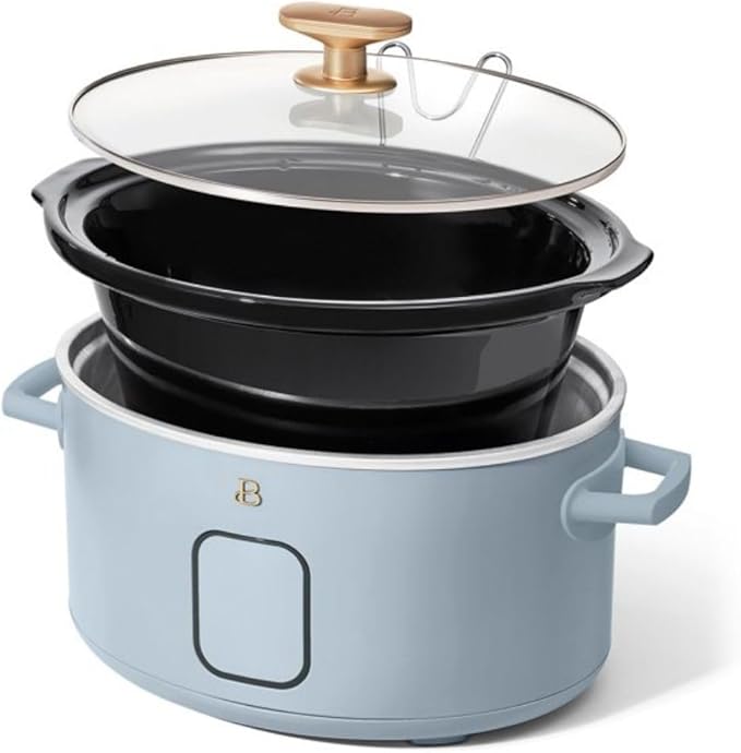 Beautiful 6?‘Quart Programmable Slow Cooker with 5 Presets, Keep?‘Warm, Touch Display & Dishwasher?‘Safe Pot