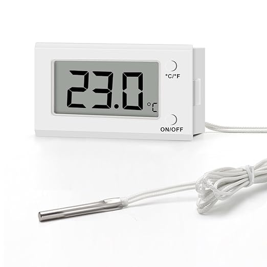 Digital Oven Thermometer with Probe Grill Meat Thermometer up to 572째F/300째C, Oven Thermometer Roasting for Barbecue Accessories for Kitchen, Roasting, Grill, Pizza