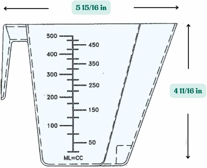 Supplement and Supply 2 Cup (1 Pint | 16 Oz. | 500 mL) Scoop for Coffee, Protein Powder, Pet Food, Spices, Grains and Dry Goods ??Plastic Food-Grade, BPA-Free Measuring Cup (Pack of 10)