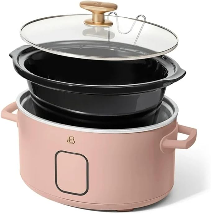 Beautiful 6?‘Quart Programmable Slow Cooker with 5 Presets, Keep?‘Warm, Touch Display & Dishwasher?‘Safe Pot