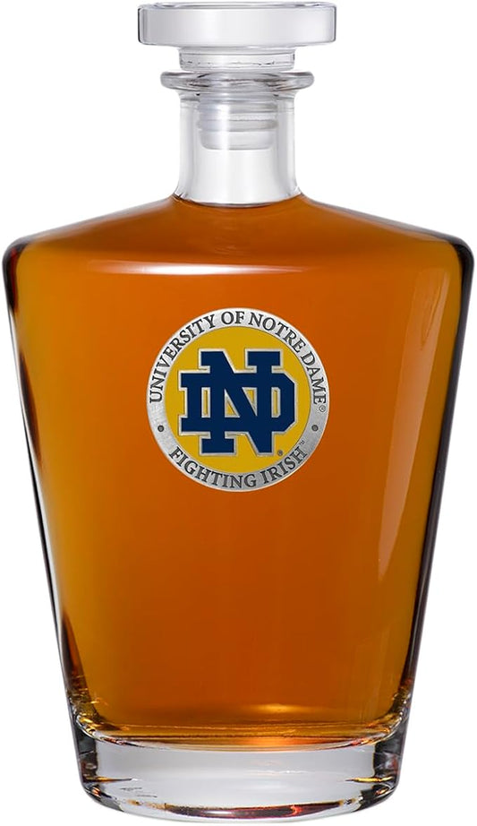 Heritage Pewter Notre Dame Royal Container | 30 OZ Glass container | Expertly Crafted Pewter Glass
