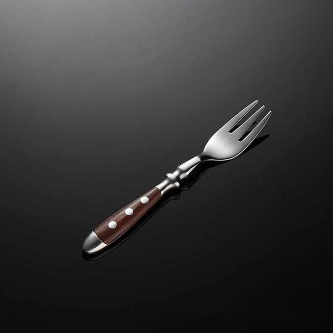 Silverware Set for 4 Food-Grade Stainless Steel Cutlery Set 20 Pcs Forks and Spoons Silverware Set Mirror Finished Dishwasher Safe Elegant Cutlery for Home and Dining Built to Last （Dark Brown）