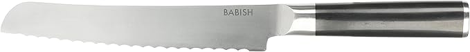 Babish 8-Inch Bread Knife ??High-Carbon 1.4116 German Steel Kitchen Knife ??Professional Serrated Cutlery for Slicing Bread and Baked Goods