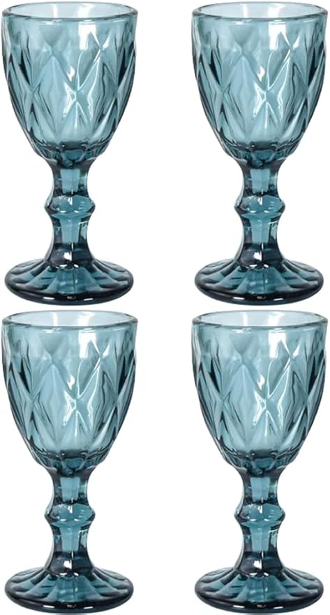 4-Piece Stemmed Cordial Glasses Set, Dishwasher Safe, Perfect for Tequila, Brandy Tasting, Weddings, and Bars (Style4,4pcs)