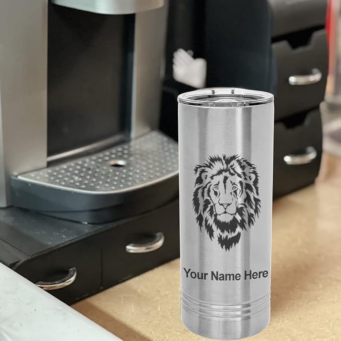 LaserGram 22oz Vacuum Insulated Skinny Tumbler, Gardening, Personalized Engraving Included (Stainless Steel)