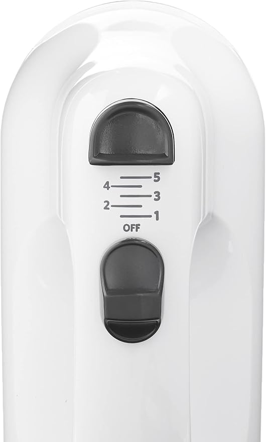 KitchenAid KHM512WH 5-Speed Ultra Power Hand Mixer, White, 8x7x5 (Pack of 2)