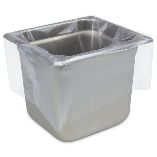 PanSaver Low Temperature Liners for Easy Clean Up - Disposable Buffet Pan Liners, Ovenable up to 220F - Clear (Sixth Pan | 13 x 14 in)