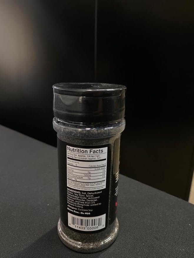 FOGO The Rub, Charcoal Seasoning for Meat, Perfect for Grilling and Smoking BBQ, 5.5 Ounce Shaker Bottle