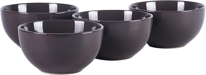Color Wave Stoneware 16pc Dinnerware Set, Autumn Grey