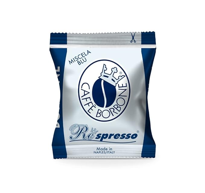 Caff챔 Borbone Blue Blend Nespresso Compatible Espresso Coffee Pods, 100 Count Espresso Pods