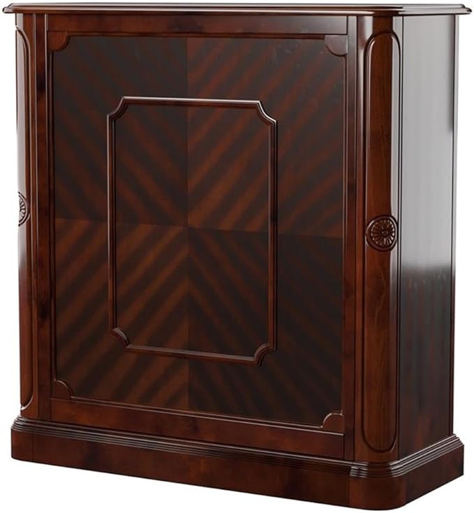BOWERY HILL Traditional Wine Rack in Dark Cherry
