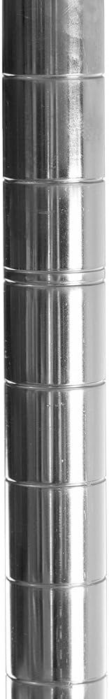 Shelving Inc. 12"d x 60"w Chrome Wire Shelving with 2 Tier Shelves, Weight Capacity 800lbs Per Shelf