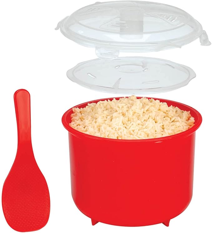 Microwave Rice Cooker and Handled Bowl by Chef's Pride