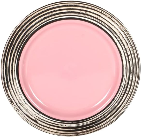 48 Piece Dinnerware Set, Ceramic Plates and Bowls Sets for 8, Microwave and Dishwasher Safe, Handcrafted Tree Bark Series Dish Set, Rose/Pink