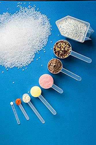 Supplement and Supply 94 mL (94 CC | 3.18 Oz.) Long Handle Scoop for Coffee, Protein Powder, Pet Food, Spices, Grains, Dry Goods ??Food-Grade BPA-Free Plastic Measuring Spoon (Pack of 5)