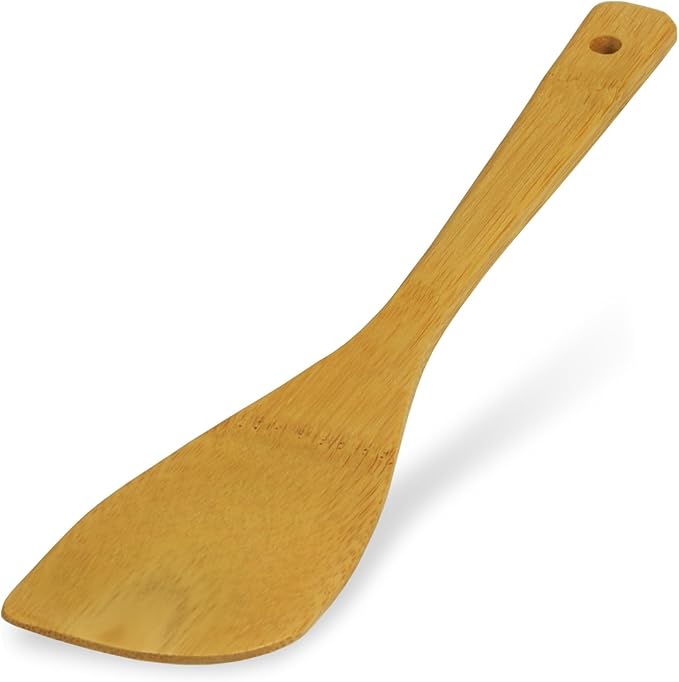 Bamboo Turner 11.8 in (300mm), Smoked Bamboo, Kitchen Utensils, Lightweight Spatula, Susutake, Made in Japan