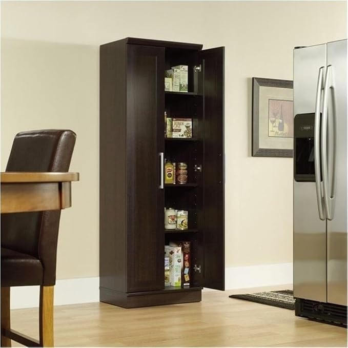 BOWERY HILL 23" W Storage Cabinet, Pantry Cabinet in Dakota Oak