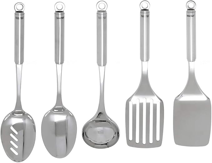 Norpro, Silver Stainless Steel Slotted Spatula, 12-Inch