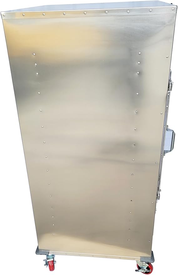 HeatMax 322758 Large Electric Commercial Food Warmer Holding Cabinet for 16 Full Size Pans, for Churches, Schools, Institutions - Made in USA with Service and Support - 120V Plug, Potluck