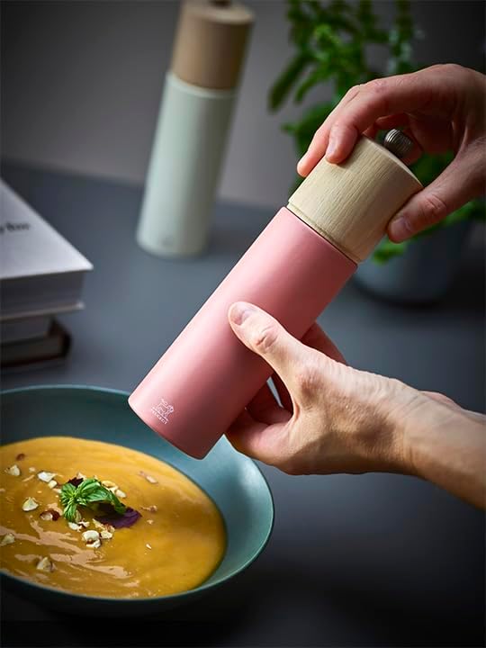 PEUGEOT - Boreal 21 cm/ 8" Pepper Mill - Classic Grind System - Made with PEFC Certified Beech Wood - Made in France - Hazelnut