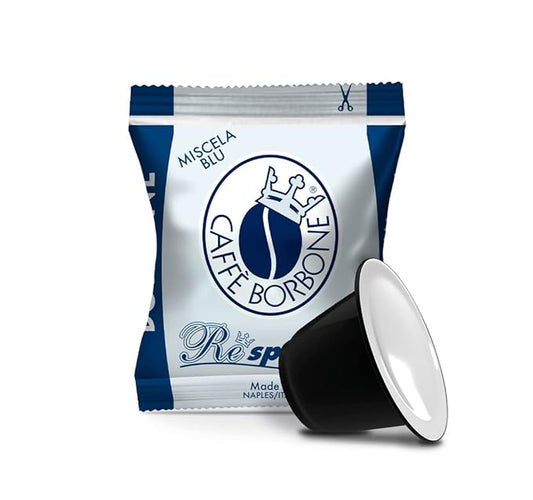 Caff챔 Borbone Blue Blend Nespresso Compatible Espresso Coffee Pods, 200 Count Espresso Pods
