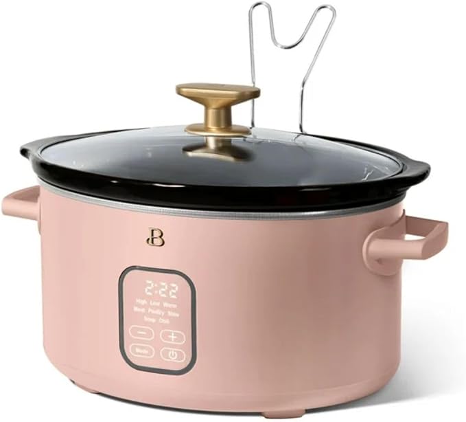 Beautiful 6?‘Quart Programmable Slow Cooker with 5 Presets, Keep?‘Warm, Touch Display & Dishwasher?‘Safe Pot