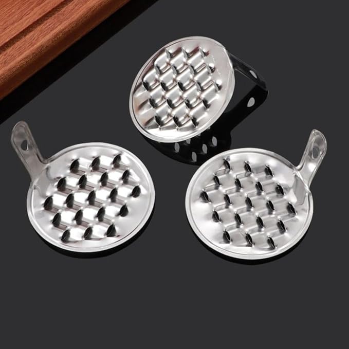 Large Bean Jelly Scraper,Cold Jelly Grater,Stainless Steel Jelly Scraping Scraper,Chinese Pasta Liang Pi Maker,Multipurpose Jelly Scraper, Peeling, Grating and Slicing Tool