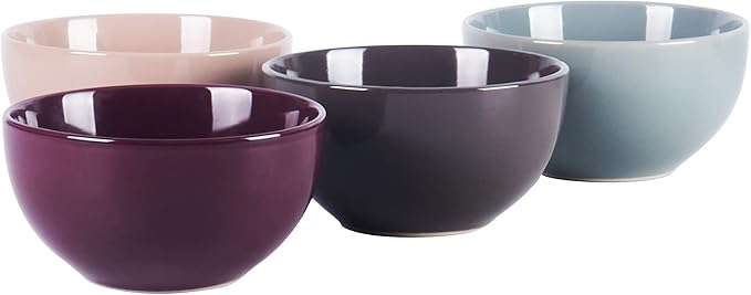 Color Wave Stoneware16pc Dinnerware Set, Autumn Foliage