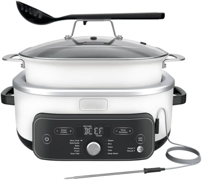 Ninja Foodi PossibleCooker 8.5Qt PRO Plus 11-in-1 Smart Cook System - Multi-Function Rice Cooker, Slow Cooker, Sous Vide with Thermometer - Electric Pot for Kitchen Appliances