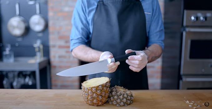 Babish 8-Inch Chef Knife ??High-Carbon German 1.4116 Steel Kitchen Knife ??Professional Cutlery for Precise Slicing and Chopping