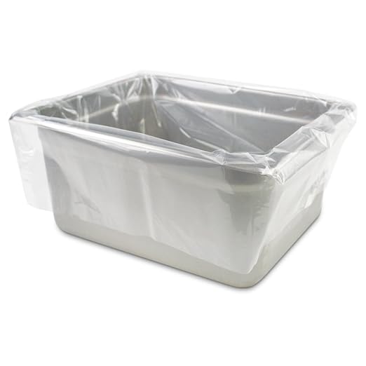 PanSaver Low Temperature Liners for Easy Clean Up - Disposable Buffet Pan Liners, Ovenable up to 220F - Clear (Half Pan - Medium & Deep | 23 x 16 IN)