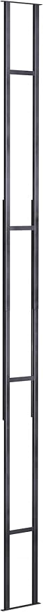 Jagged Ridge Floor-to-Ceiling Wine Rack Bundle 24 Bottles ??(1) Floor-to-Ceiling Frame + (2) 12-Bottle Wall-Mounted Wine Racks ??Luxurious, Modern, Space-Saving Metal Design for Home, Bar, or Kitchen
